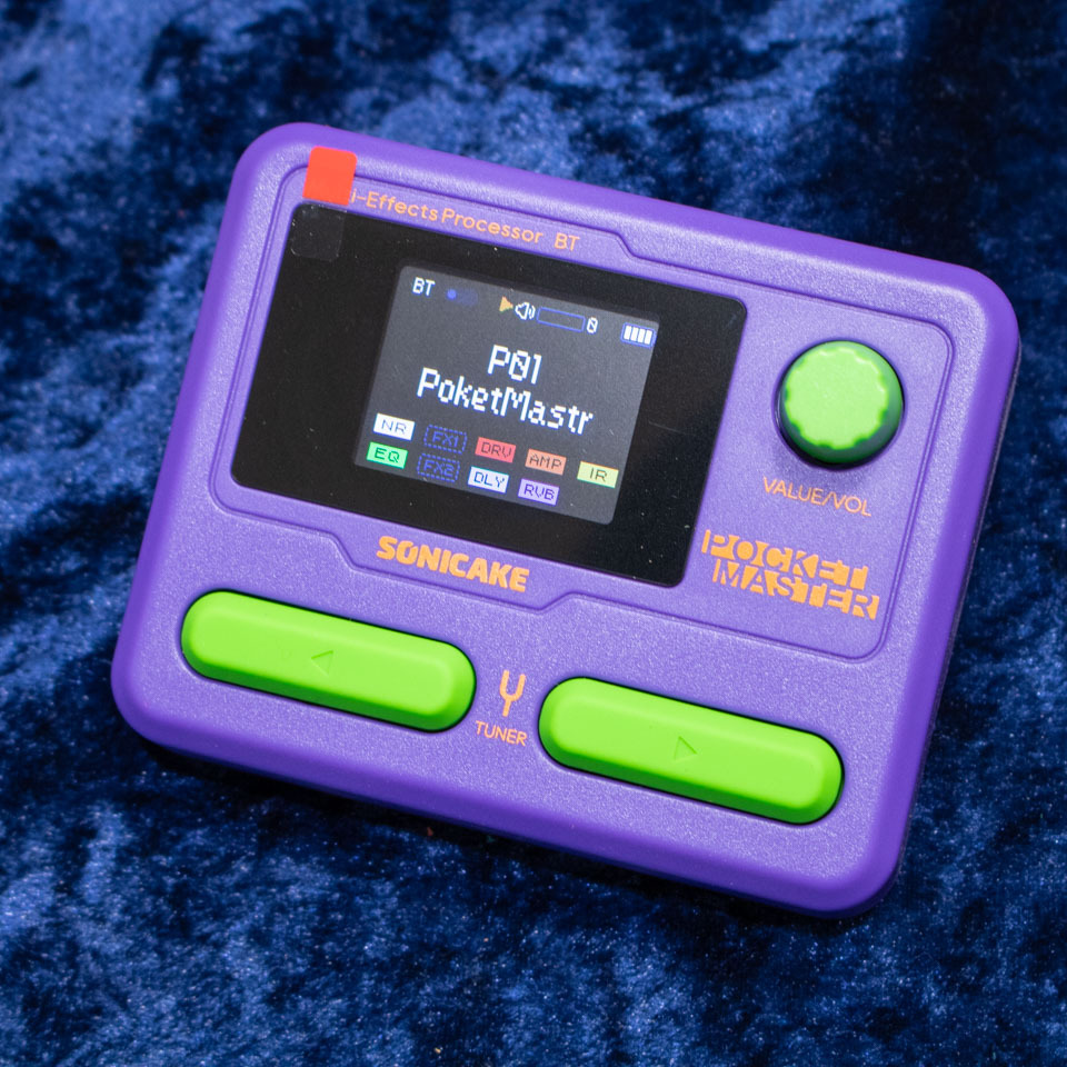 SONICAKE PocketMaster 　マルチエフェクター　パープル SONICAKE Pocket Master パープル（新品/送料無料）【楽器検索