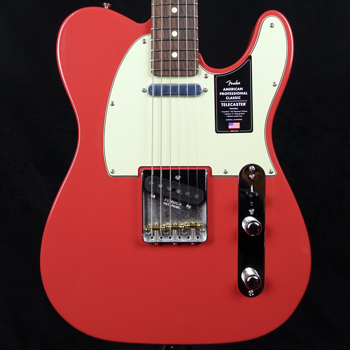 Fender American Professional Classic Telecaster Faded Dakota Red