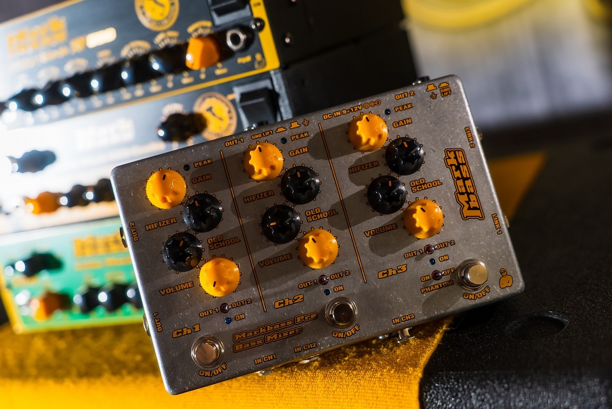 Markbass MB PRO BASS MIXER MAK-PROBMIX 3チャンネルペダル型プロ