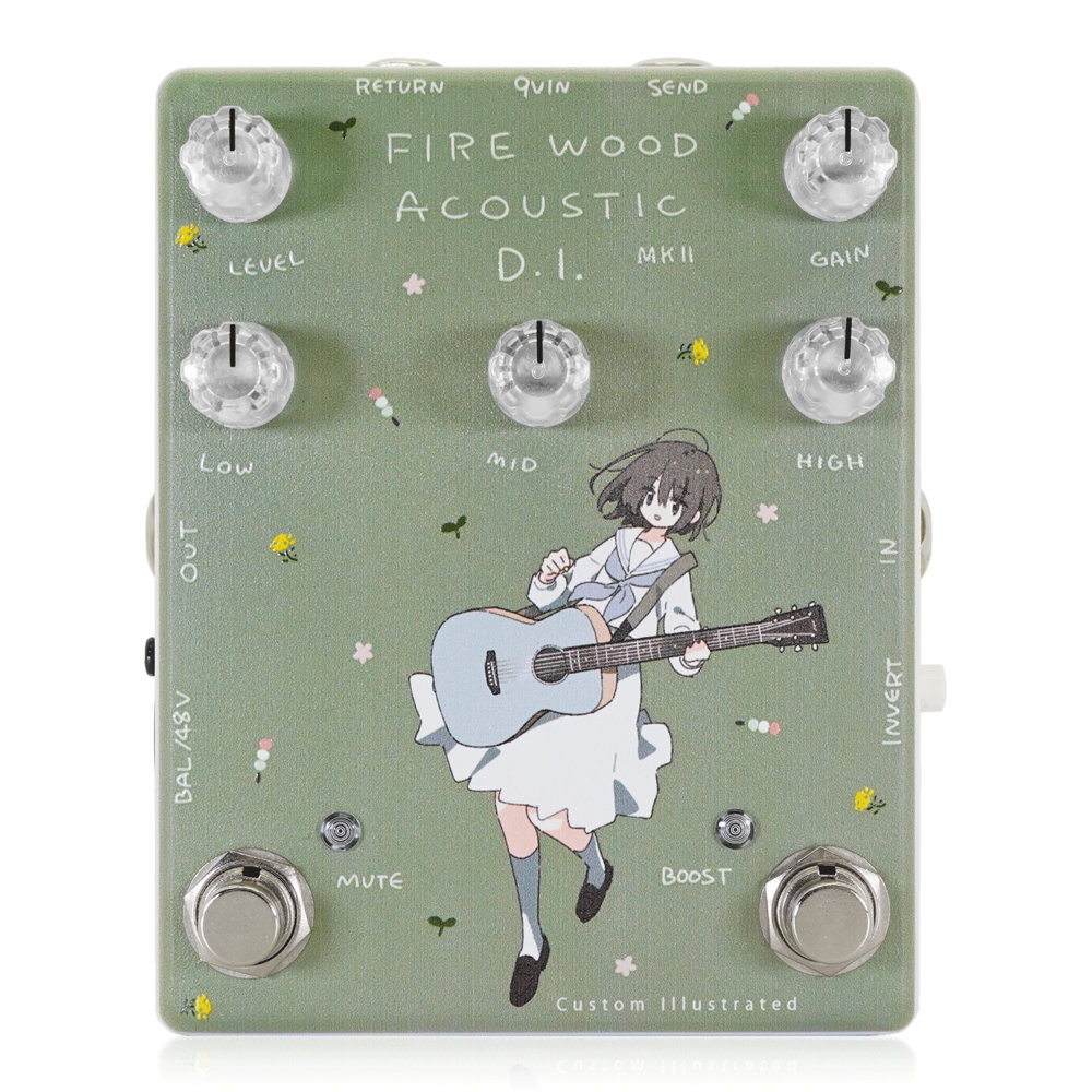 Animals Pedal Custom Illustrated / FA DI/まつだひかり#02 アコースティックギター用D.I