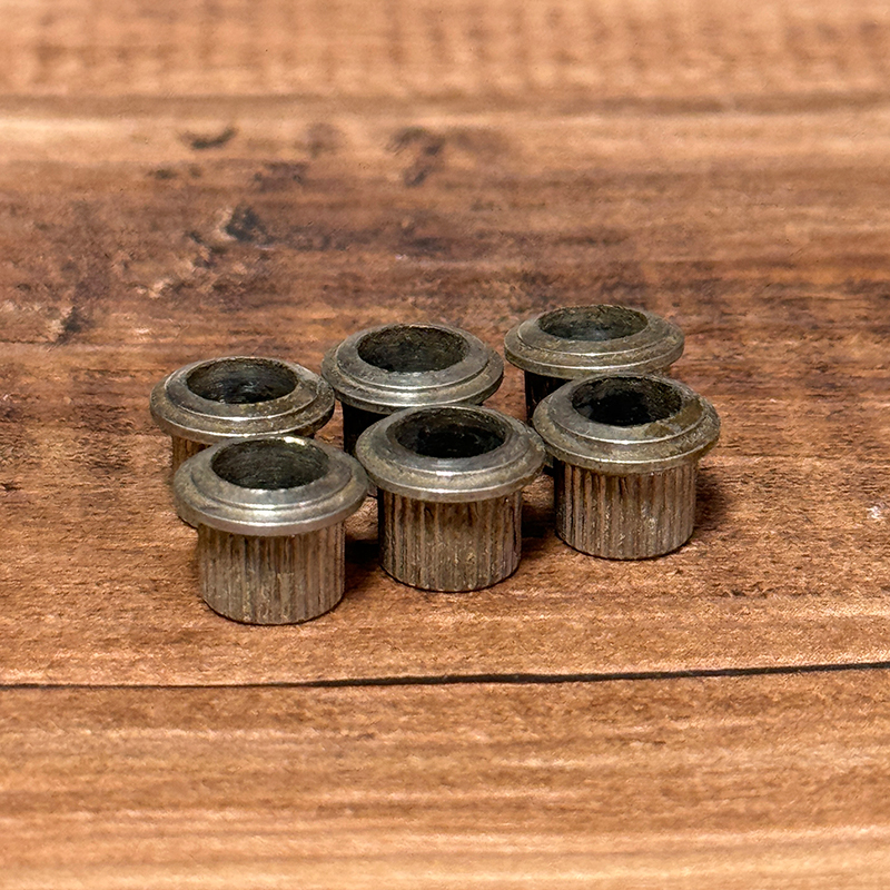 Kluson 1950's Nickel Tuner Bushing Set（ビンテージ）【楽器検索