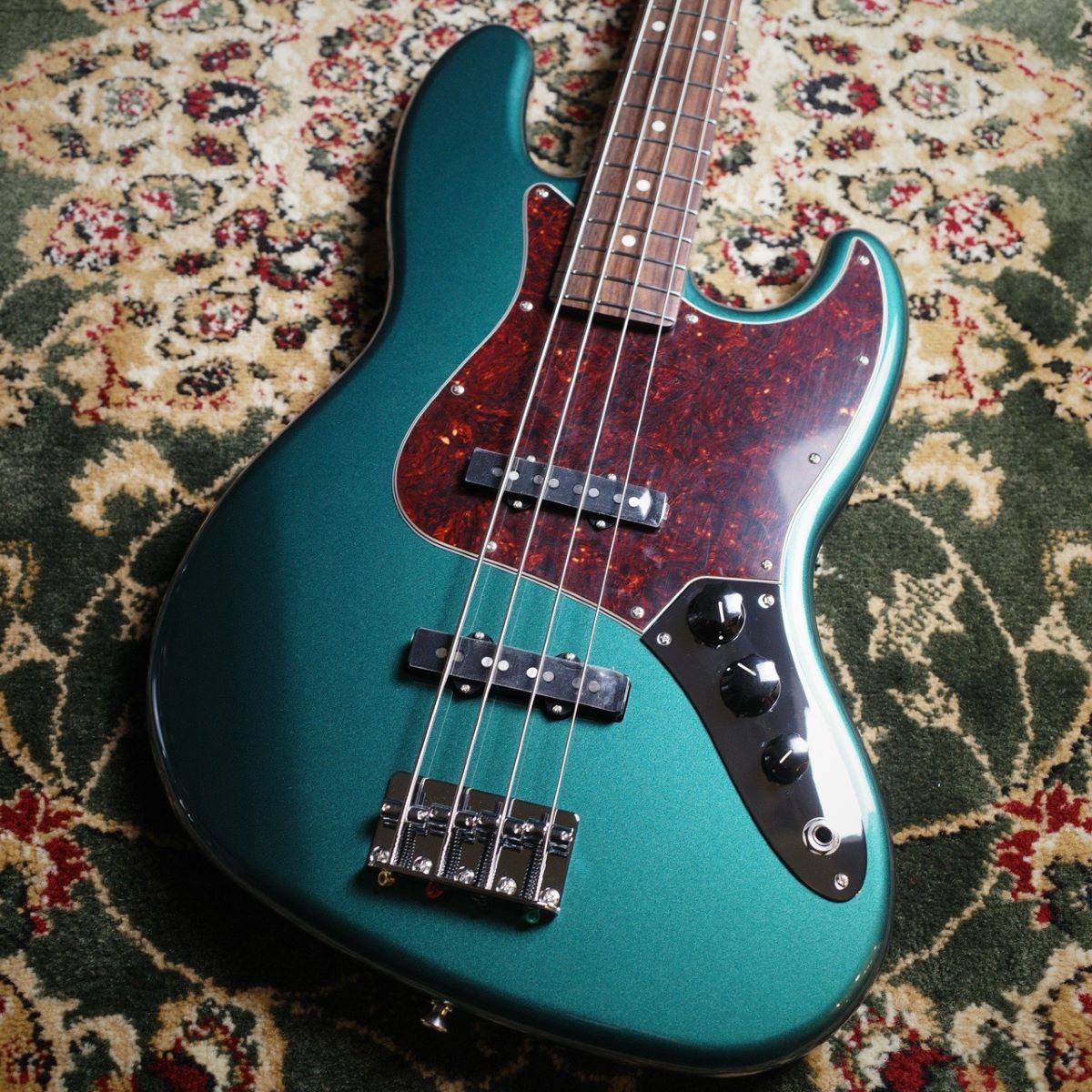 Fender Made In Japan Hybrid II Jazz Bass Sherwood Green Metallic 
