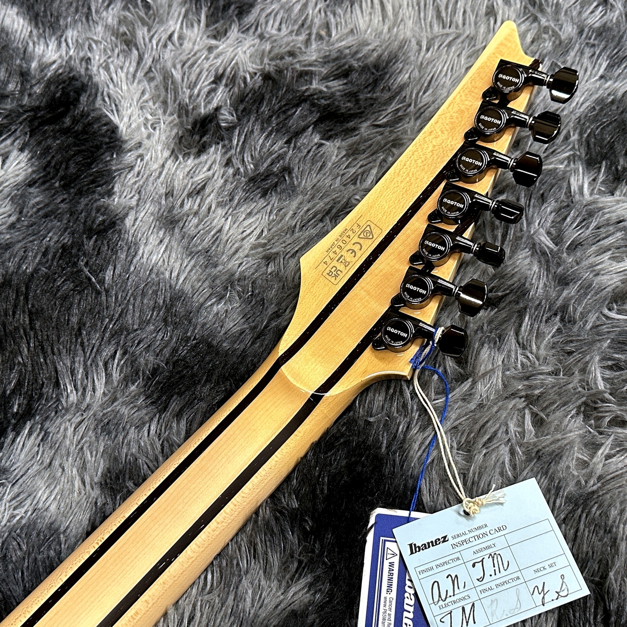 mama　DEAN （KOREA）V79 CUSTOM Ibanez j.custom RG8527-BRE (Black Rutile) 【Ibanez最高峰!】【日本