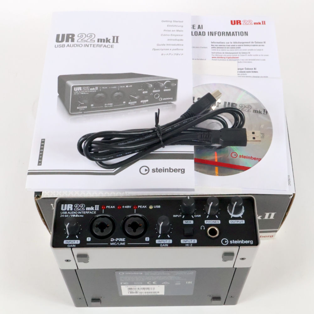 未使用】UR22mkII オーディオインターフェース 正規品 Amazon.co.jp: Steinberg スタインバーグ 2x2 USB2.0 24bit
