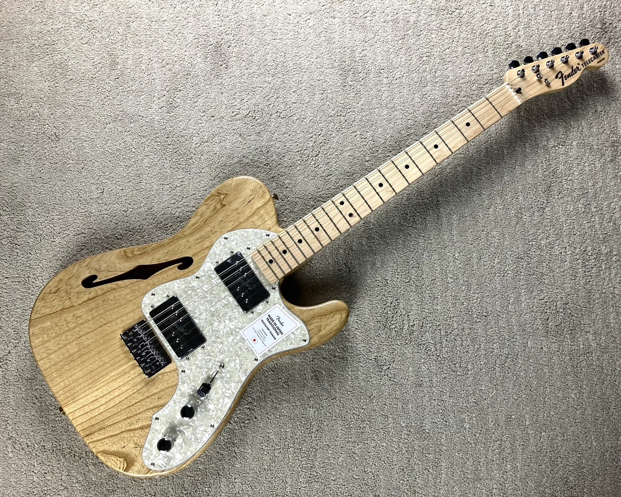 Fender Made in Japan Traditional s Telecaster Thinline  Natural