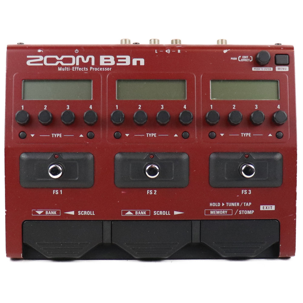 ZOOM 【中古】 ベースエフェクター ZOOM B3n 電源アダプター欠品