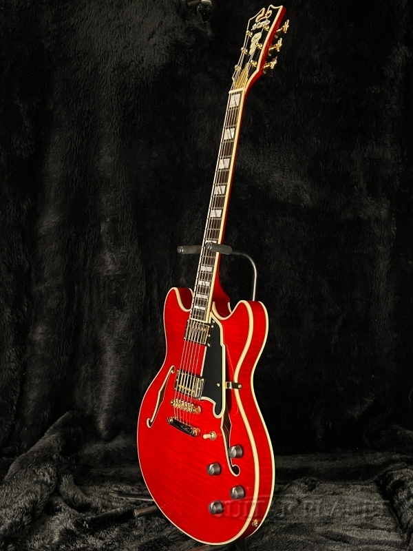D'Angelico Excel DC -Trans Cherry-【Duncan P.U】【コイルタップ