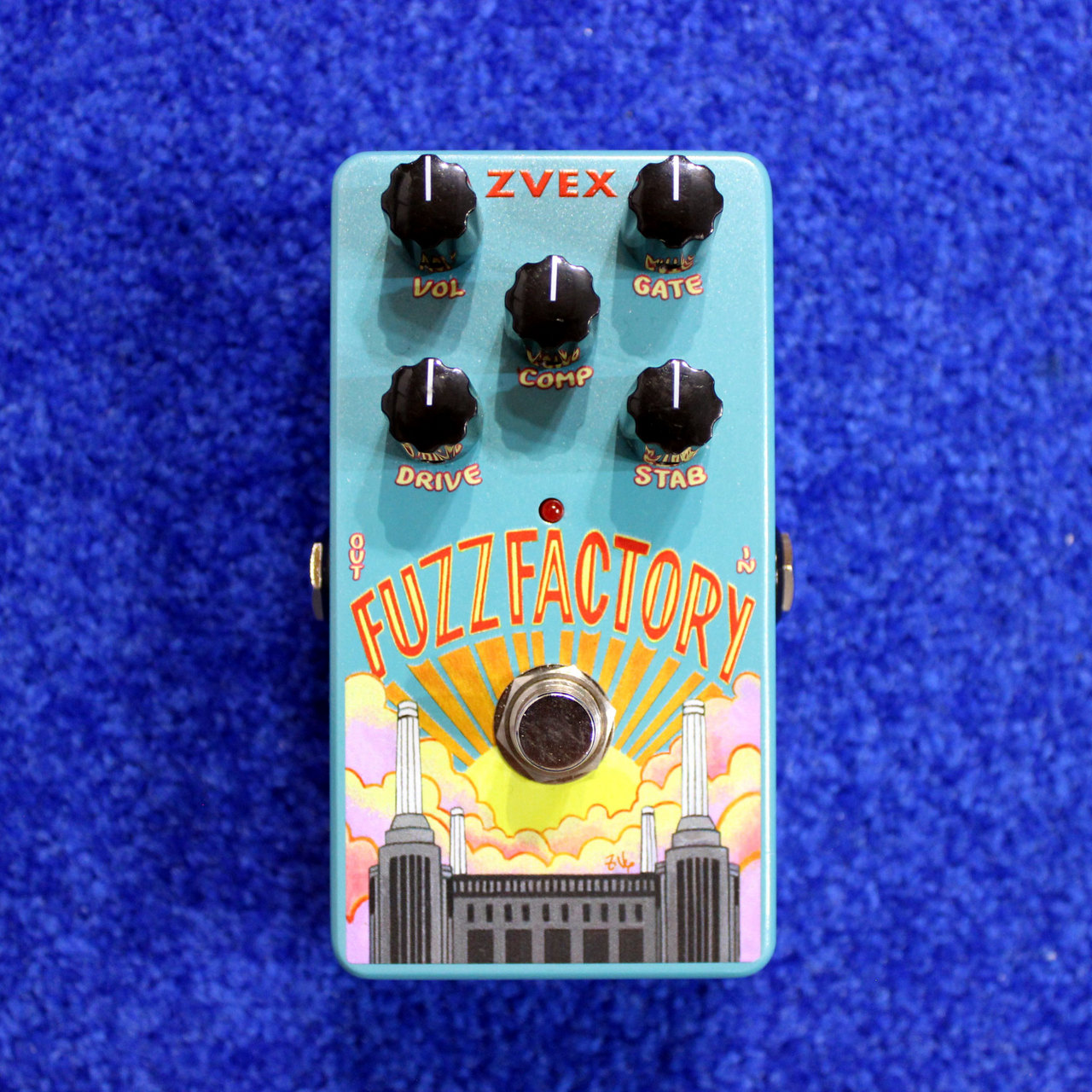 zvex fuzz factory vertical ファズファクトリー　美品 zvex fuzz factory vertical ファズファクトリー 縦型 Z.VEXで音と足下