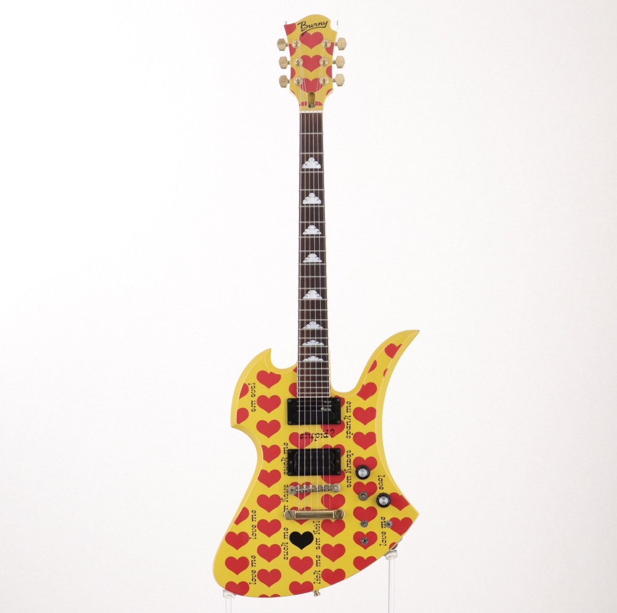 美品　FERNANDES Burny MG-145S イエローハート hide FERNANDES （Burny） MG-380S HY イエローハート X Japan hide