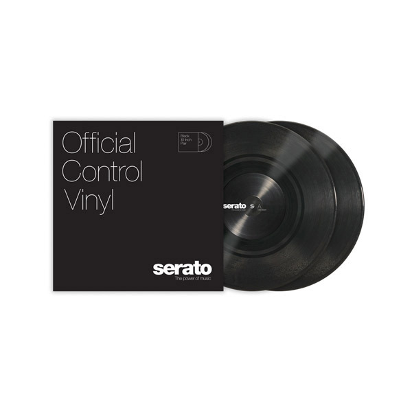 Serato 10” Control Vinyl [Black] 2枚組 Scratch Live用 コントロール