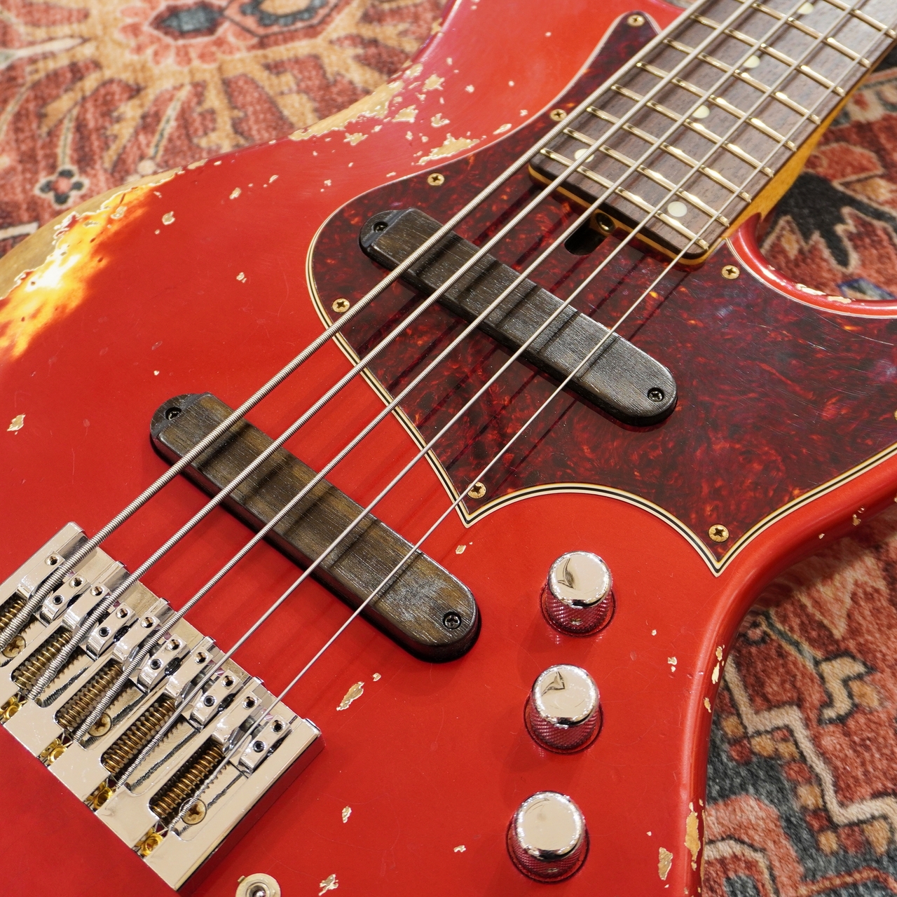 Xotic XJ-1T 5st/24f/Alder/R/Dark Candy Apple Red/Heavy-Aged【2026