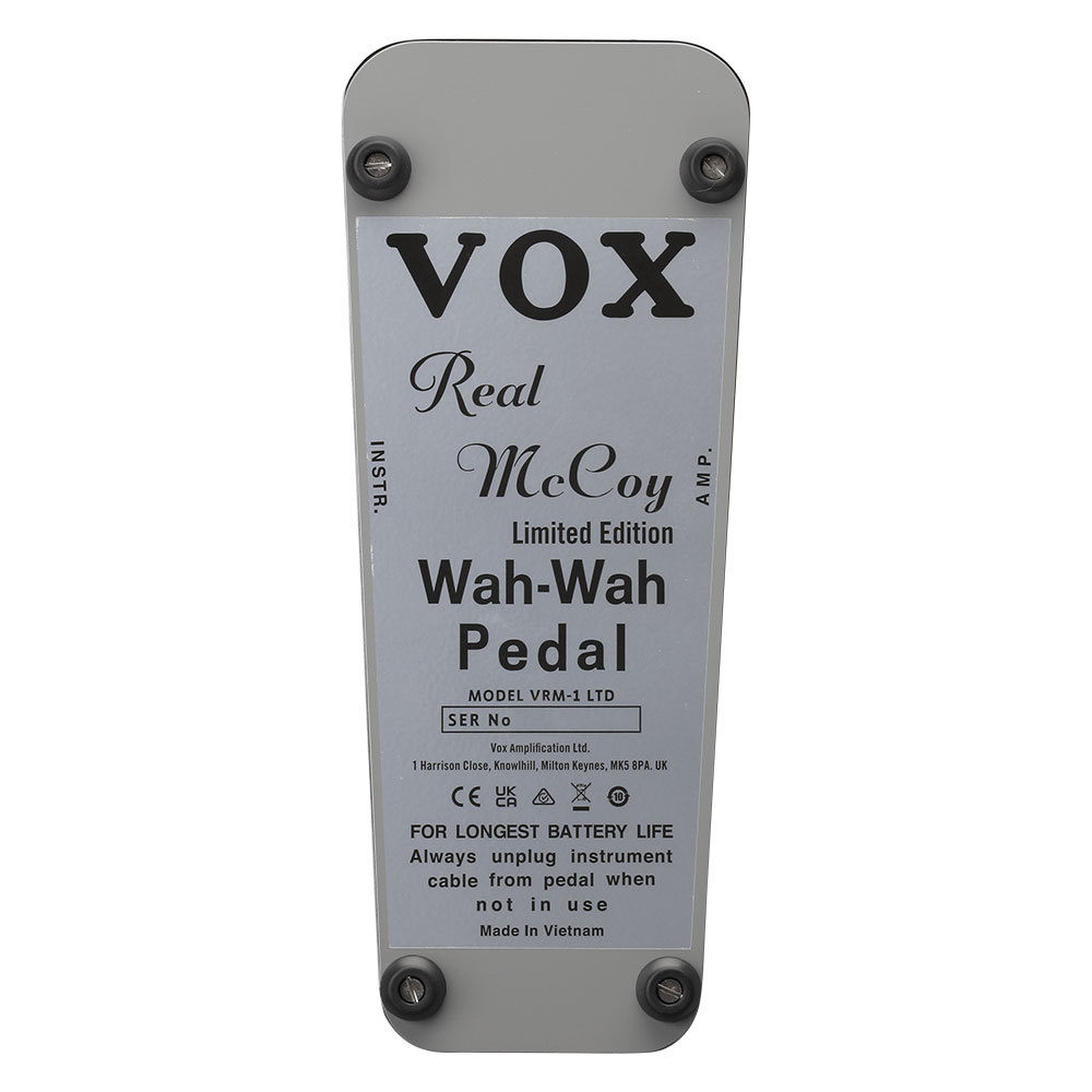 VOX ワウペダル VOX VRM-1 LTD Real McCoy Wah Wah Pedal クローム エフェクター ヴォックス リアルマッコイ （新品/送料無料）【楽器検索デジマート】