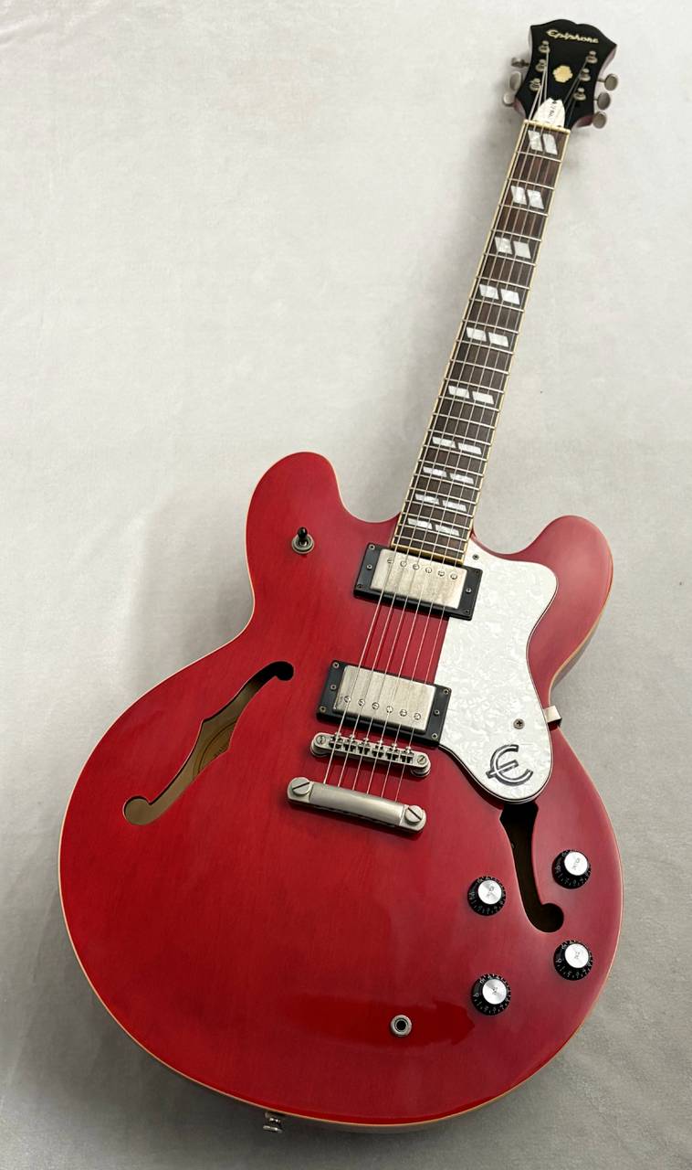 Epiphone Riviera II 2010年 Epiphone Riviera-II -Cherry- ≒3.66kg【2010年製USED】（中古