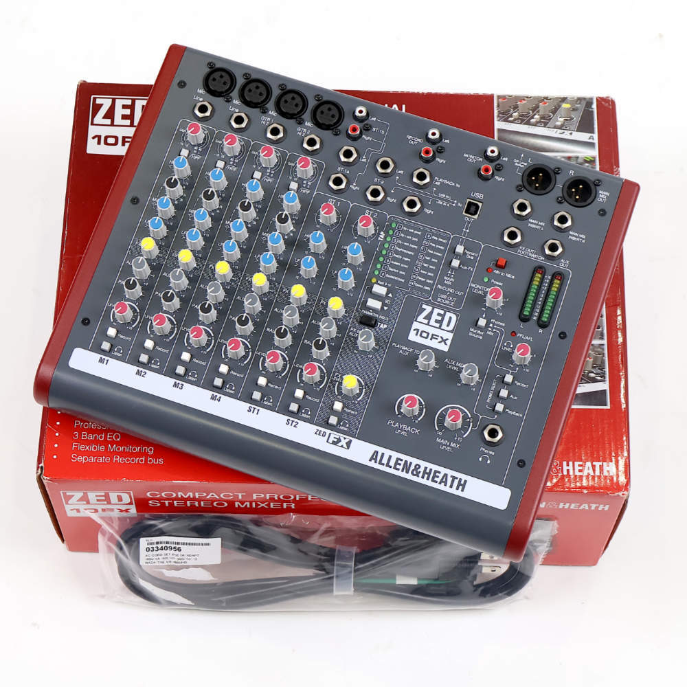 ALLEN & HEATH 【中古】 ALLEN&HEATH ZED-10FX ミキサー (ZED10FX/X