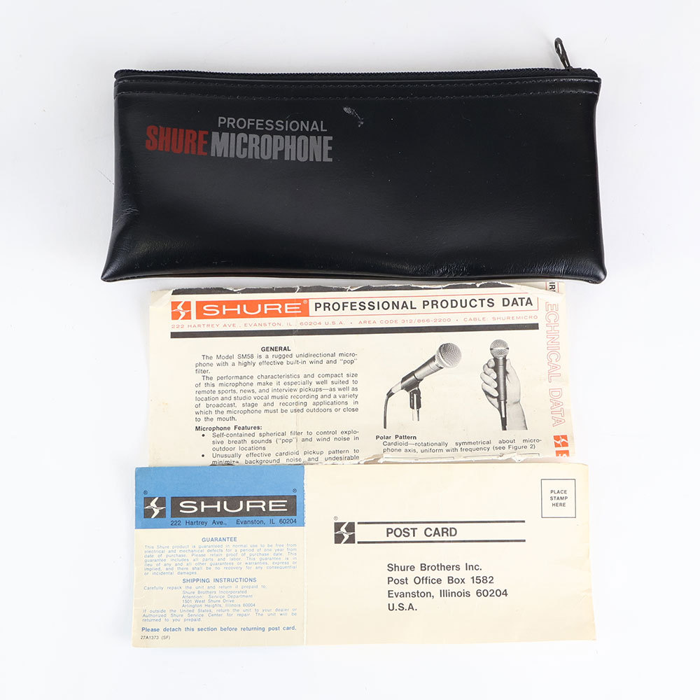 Shure 【中古】 マイク ダイナミックマイク ボーカル用 SHURE SM58