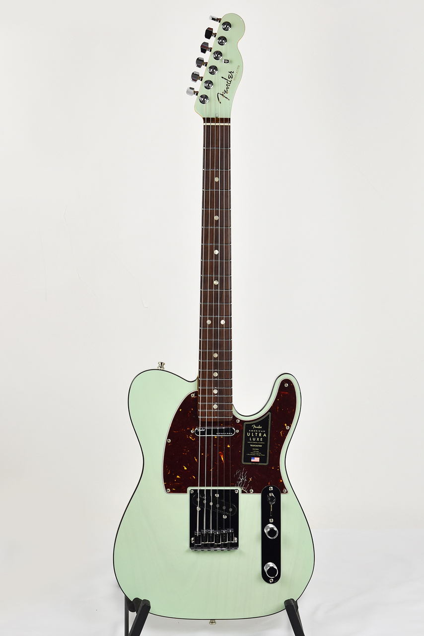 Fender American Ultra Luxe Telecaster - Transparent Surf Fender American Ultra Luxe Telecaster - Transparent Surf
