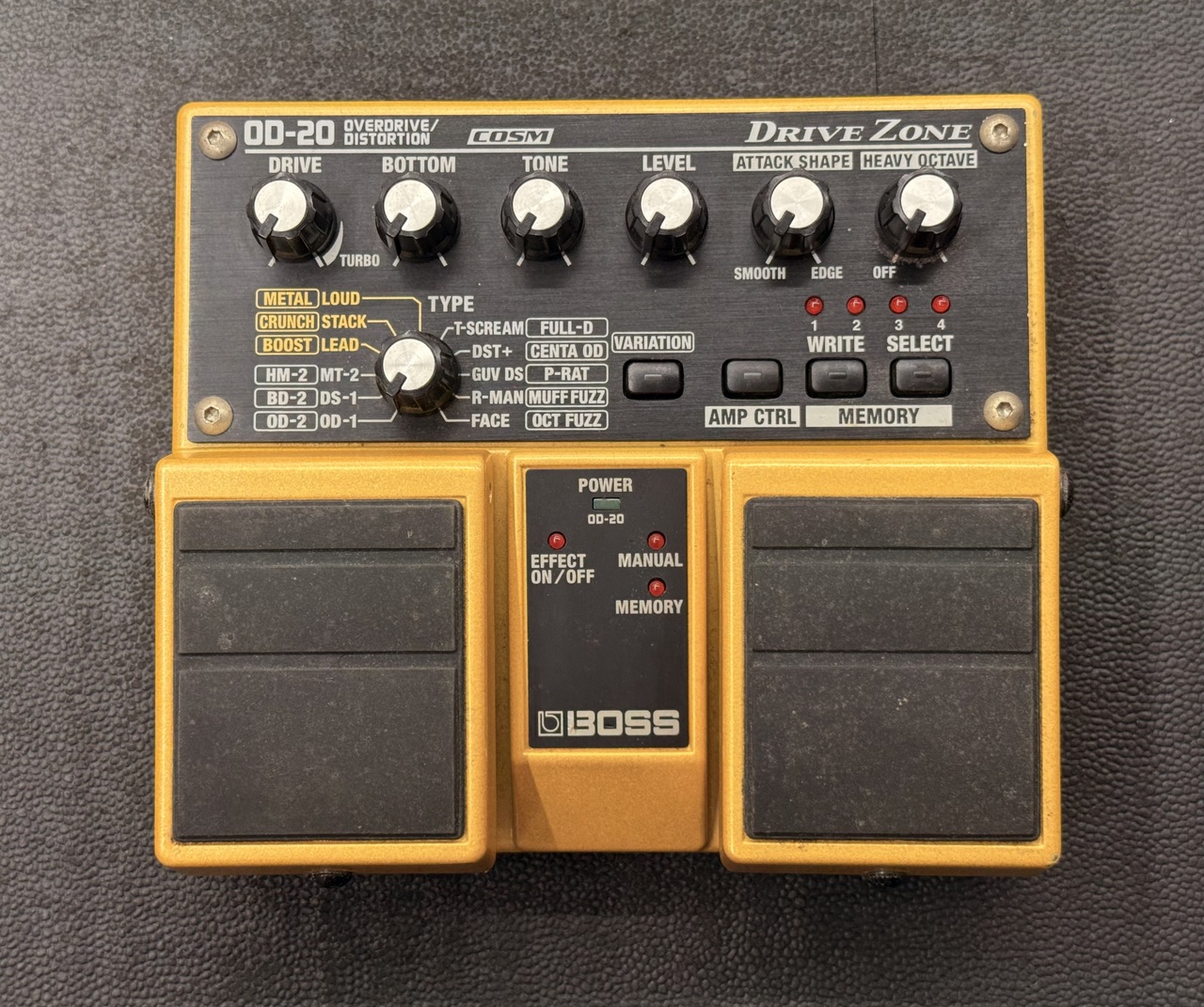 BOSS OD-20 オーバードライブ　マルチエフェクター　ディストーション BOSS OD-20 オーバードライブ マルチエフェクター