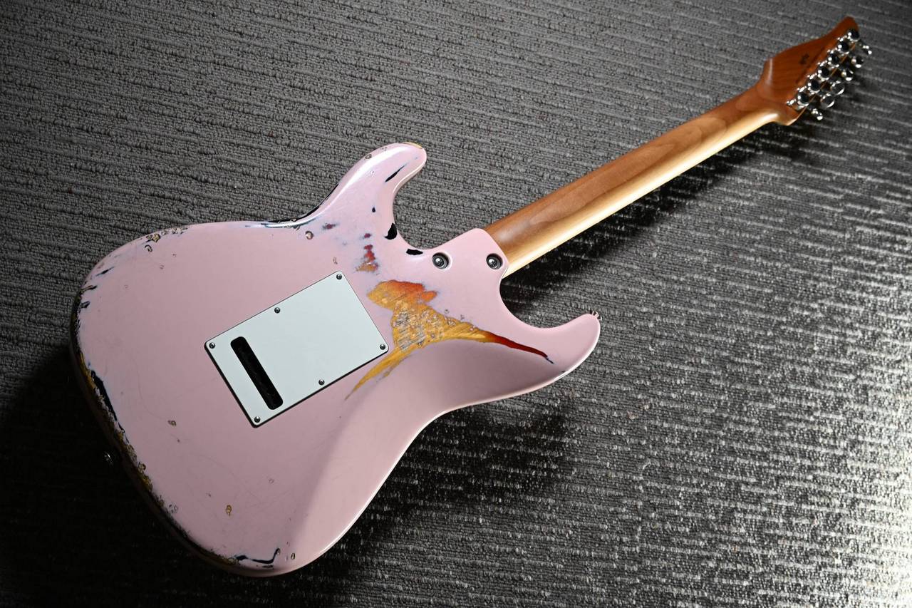 TOM ANDERSON Icon Classic Shell Pink over Color Burst In Distress