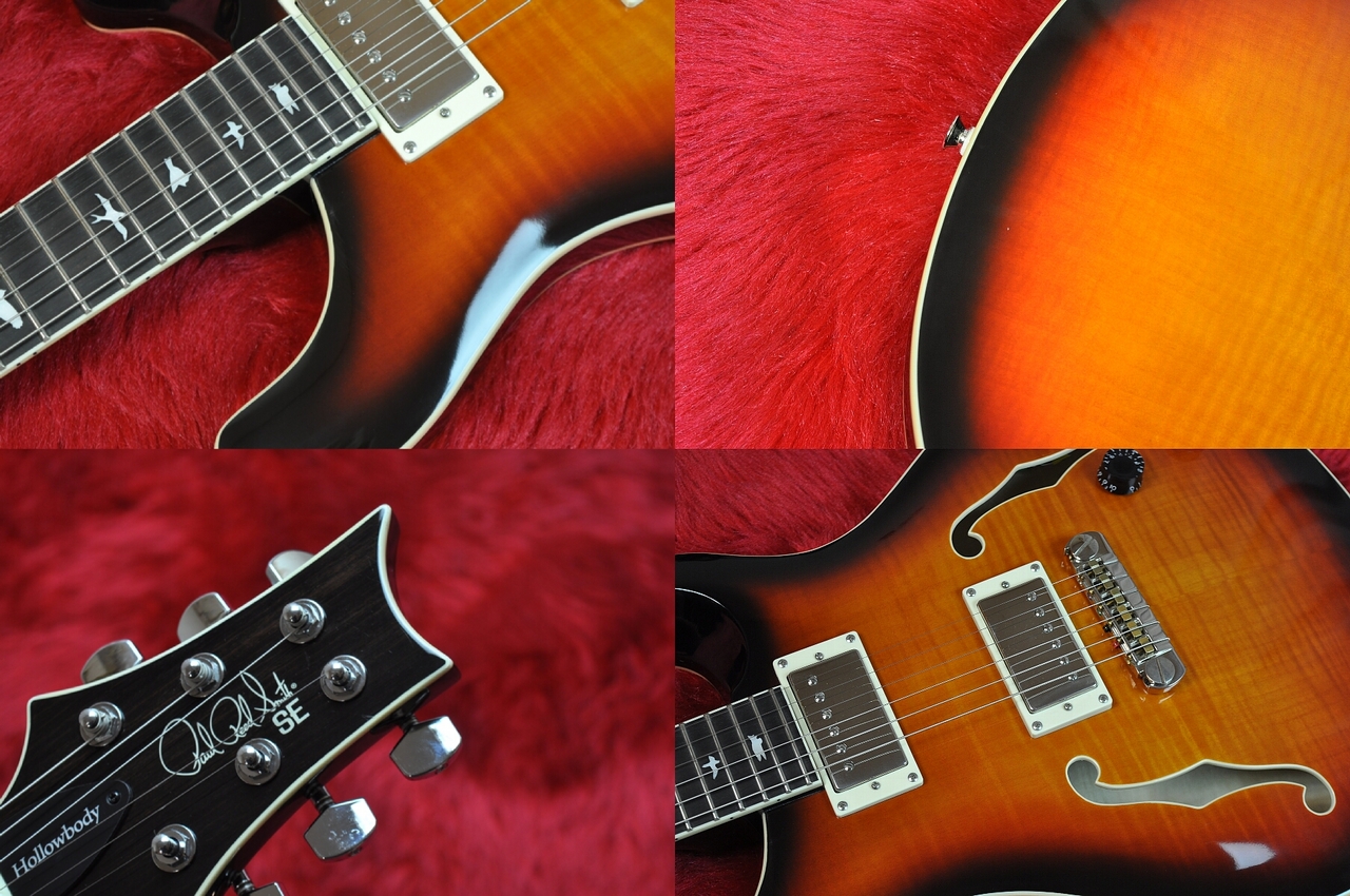 【5/6まで値下げ中】PRS Hollowbody SE サンバースト P.R.S. SE Hollowbody Standard (McCarty Tobacco Sunburst