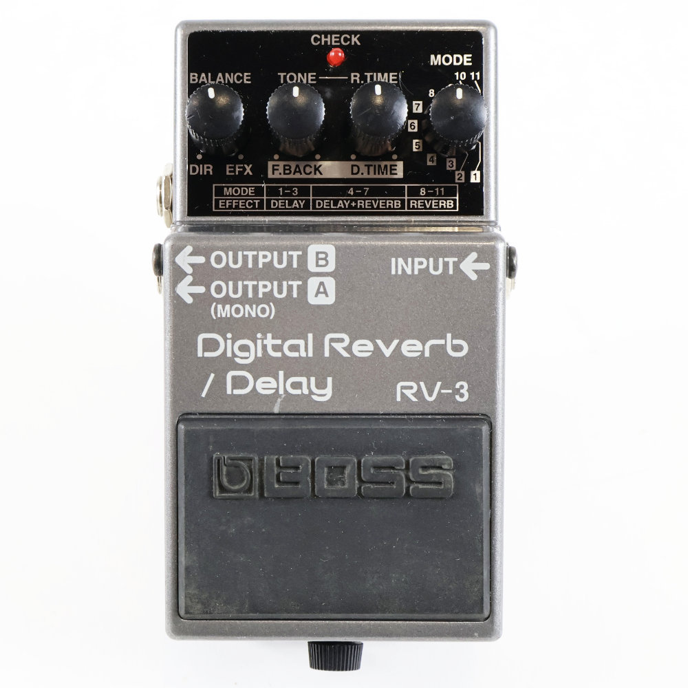 BOSS 【中古】 デジタルリバーブ ディレイ エフェクター BOSS RV-3
