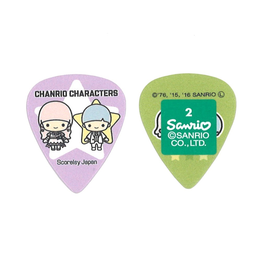 Scorelay Picks SP-SCL サンリオ ちゃんりお LITTLE TWIN STARS ギターピック×10枚