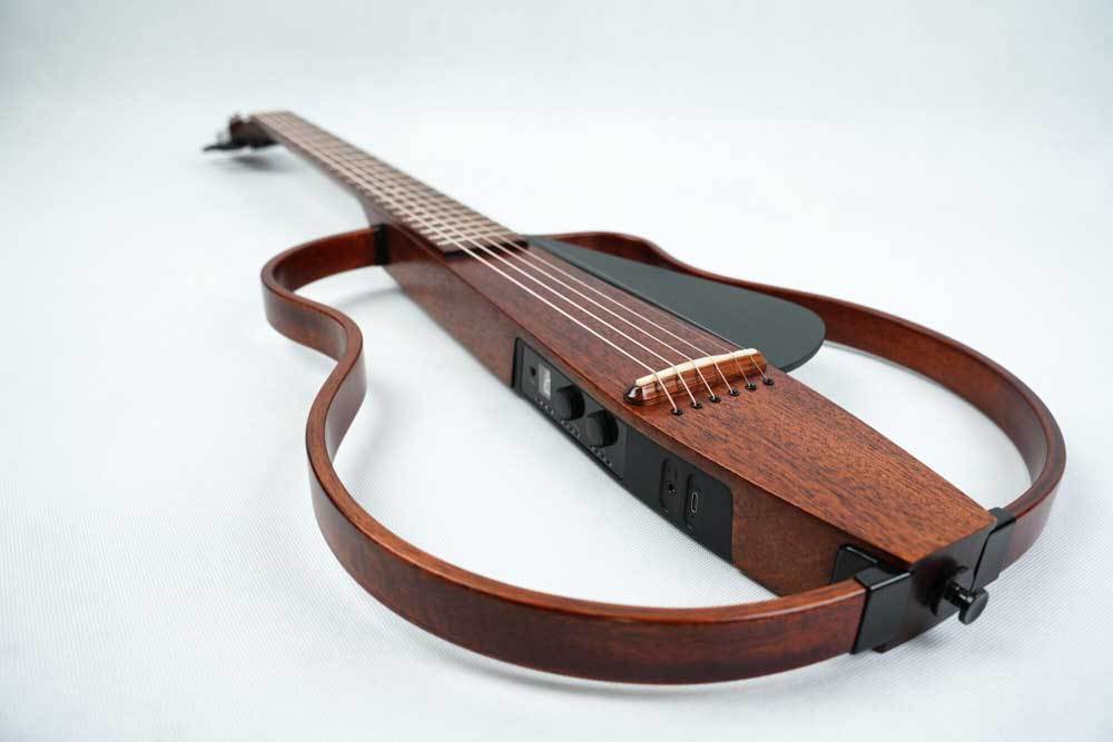 NATASHA NBSG Mahogany Steel Smart Guitar《サイレントギター