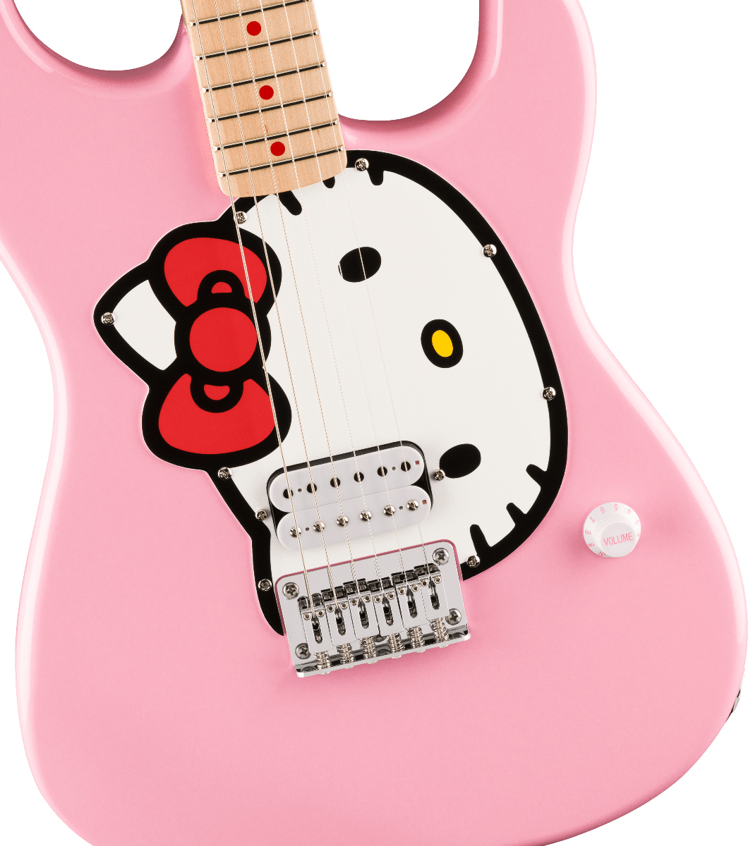 Squier by Fender Limited Hello Kitty Pink Stratocaster w
