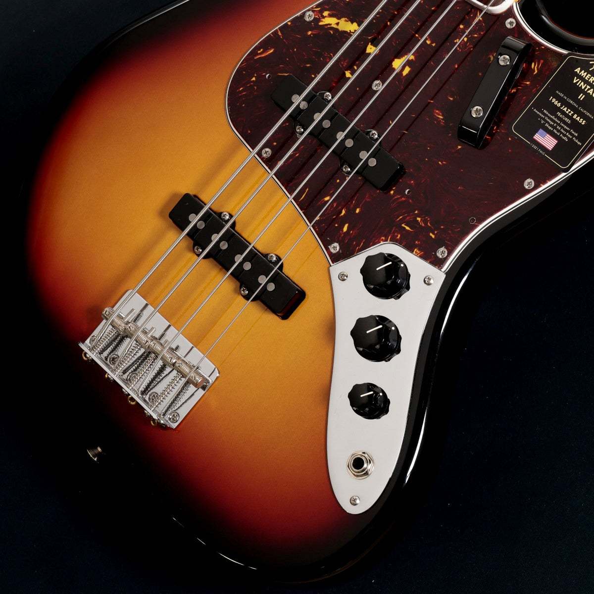 Fender American Vintage II 1966 Jazz Bass Rosewood 3-Color