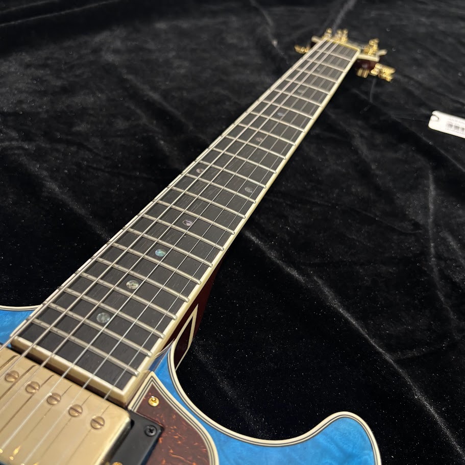 Ibanez AMH90QM TBL フルアコギター（新品/送料無料）【楽器検索