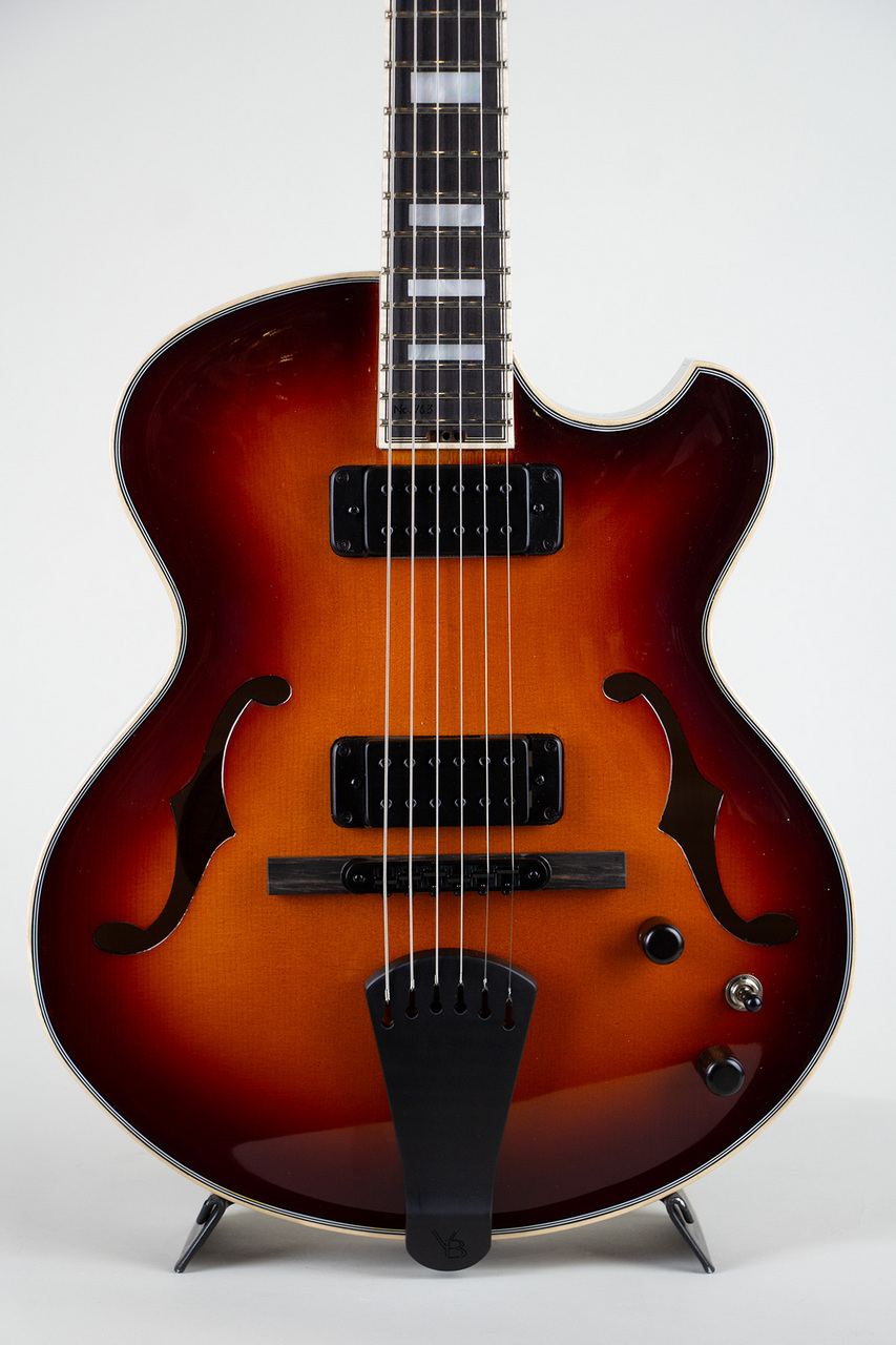 Victor Baker Guitars Model 14 Archtop 2 Pickup Tabacco Burst High