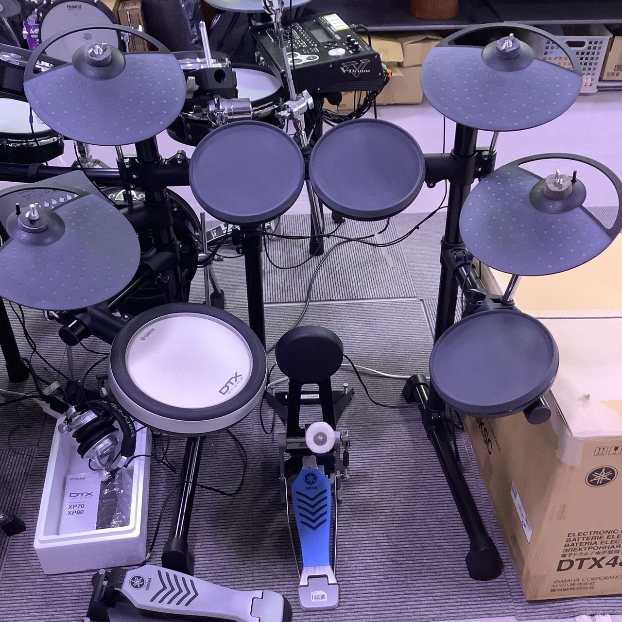 YAMAHA DTX480KSC 電子ドラム(イス付き) YAMAHA 電子ドラムセット