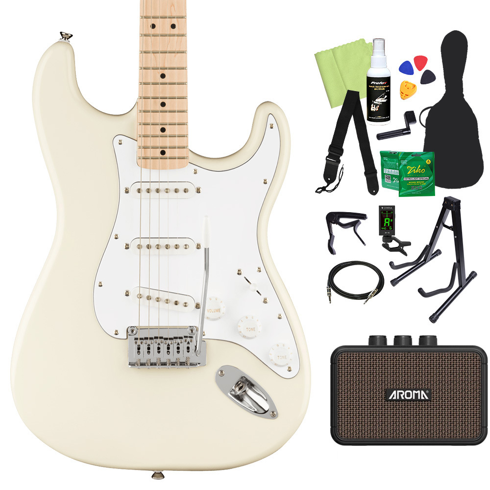Squier by Fender AFF STRAT MN WPG エレキギター初心者14点セット