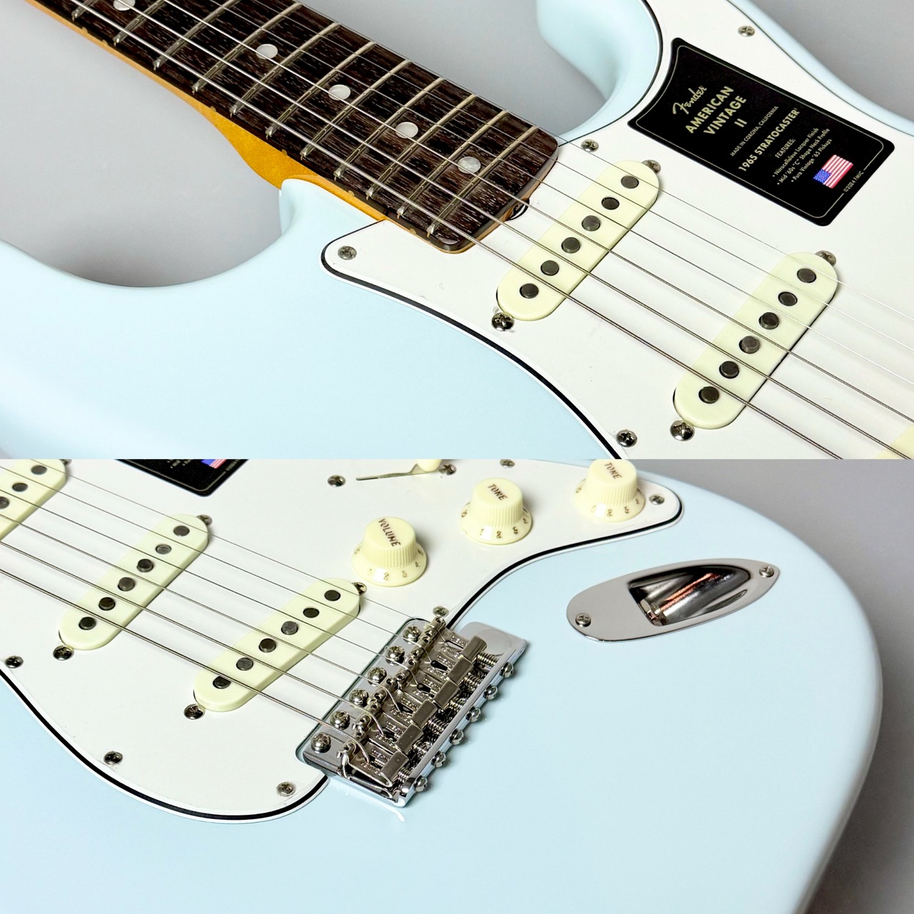 Fender American Vintage II 1965 Stratocaster RW -Sonic Blue