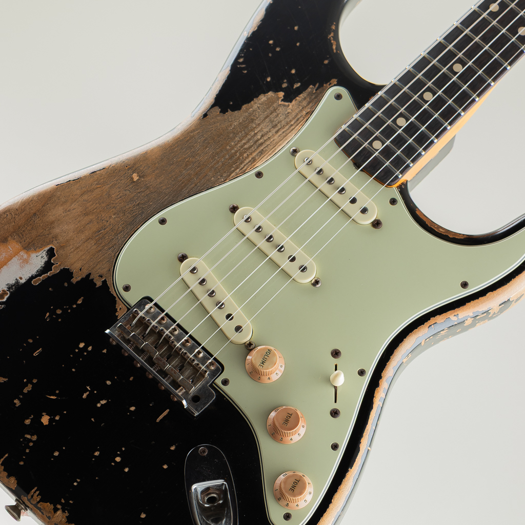 Fender Custom Shop MBS 1961 Stratocaster Ultimate Relic Black by