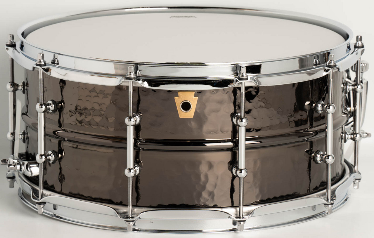 Ludwig LB417KT Supraphonic Hammered Tube Lugs / Black Beauty