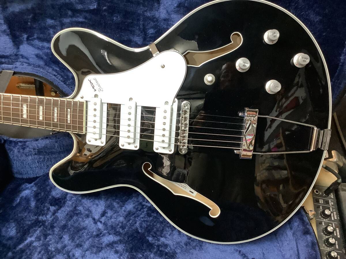 VOX Bobcat S66 Black Guitar BC-S66 セミアコ ボブキャット ブラック