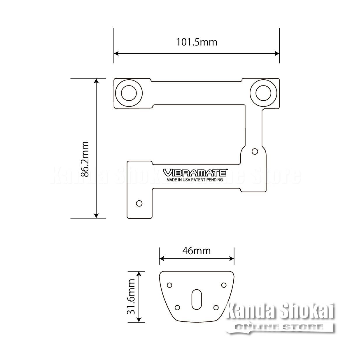 VIBRAMATE V7-335 E Series Mounting Kit（新品/送料無料）【楽器検索