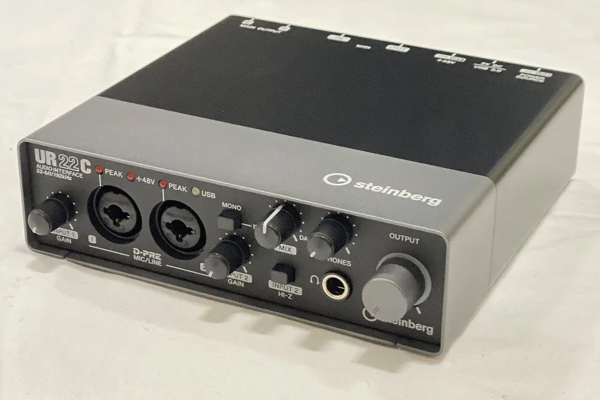 Steinberg UR22C 2X2 USB3.0 Type-C オーディオ・インターフェース