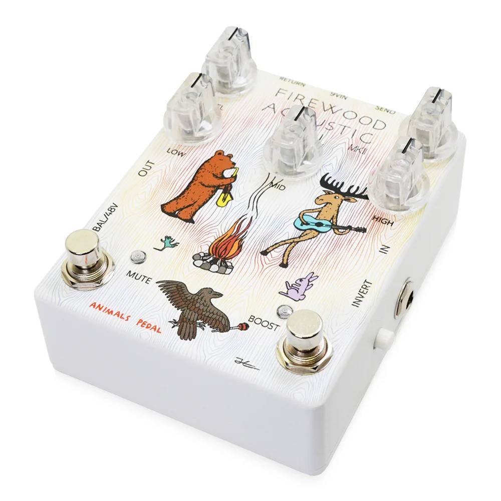 Animals Pedal Firewood Acoustic D.I. MKII《アコギ用イコライザー/DI