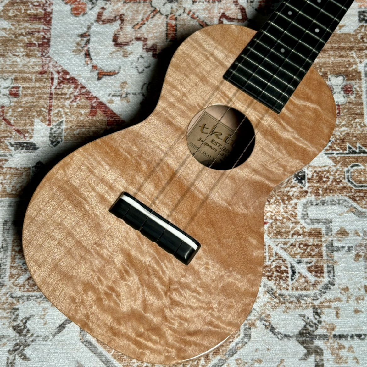 tkitki ukulele ECO-S+/Maple1P/Ebony（新品/送料無料）【楽器検索