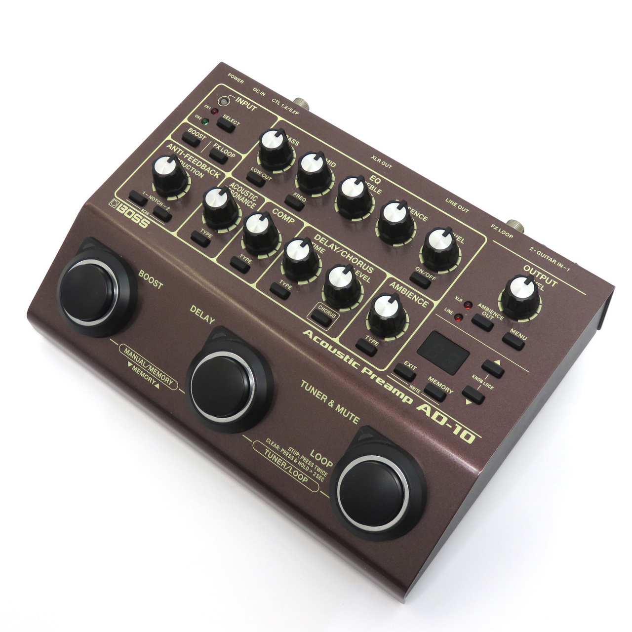 【中古】BOSS AD-10 Acoustic Preamp BOSS AD-10 Acoustic Preamp（中古/送料無料）【楽器検索デジマート】