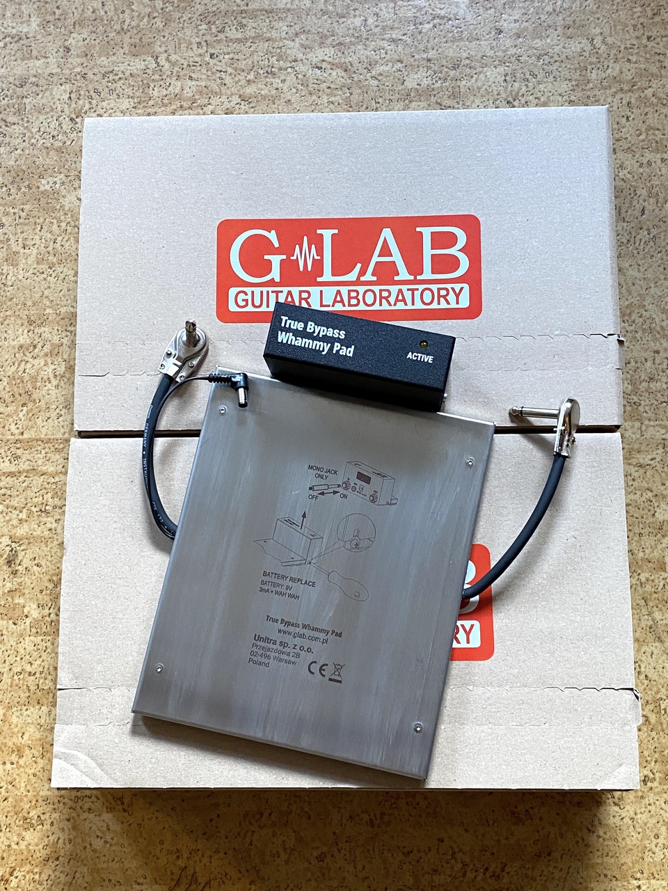 G-LAB True Bypass Wah-Pad 足を乗せるだけでワウが使える G-LAB