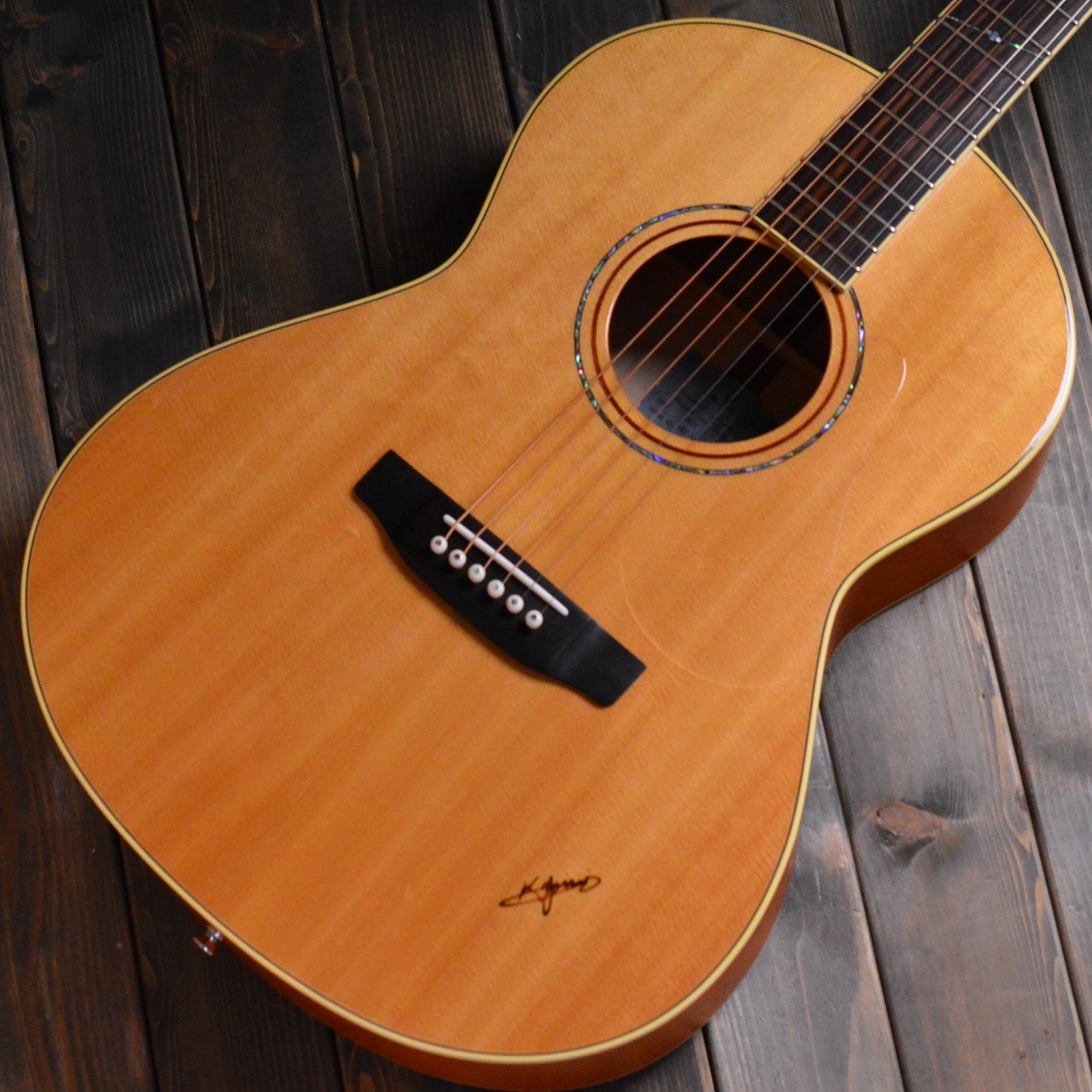 美品K.yairi ヤイリ　SRF-1 アコースティックギター　ハードケース付き K.Yairi SRF-MA1 Vintage Sunburst アコースティックギター ハード