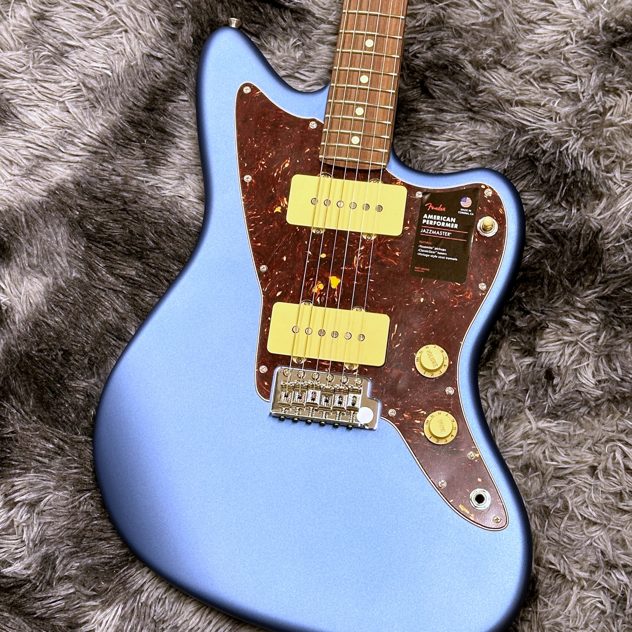 Fender American Performer Jazzmaster Satin Lake Placid Blue