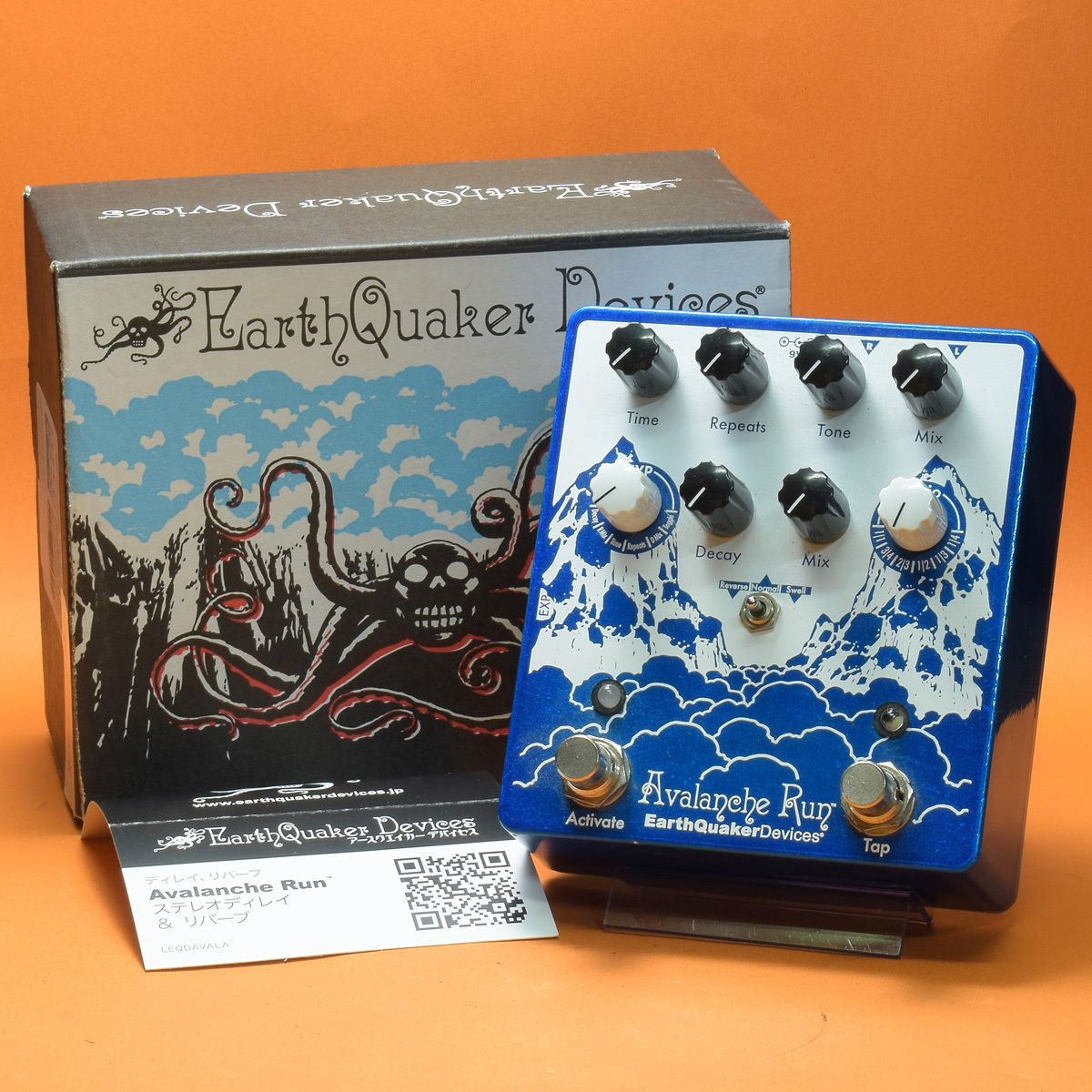 EarthQuaker Devices Avalanche Run Stereo Reverb & Delay with Tap ...