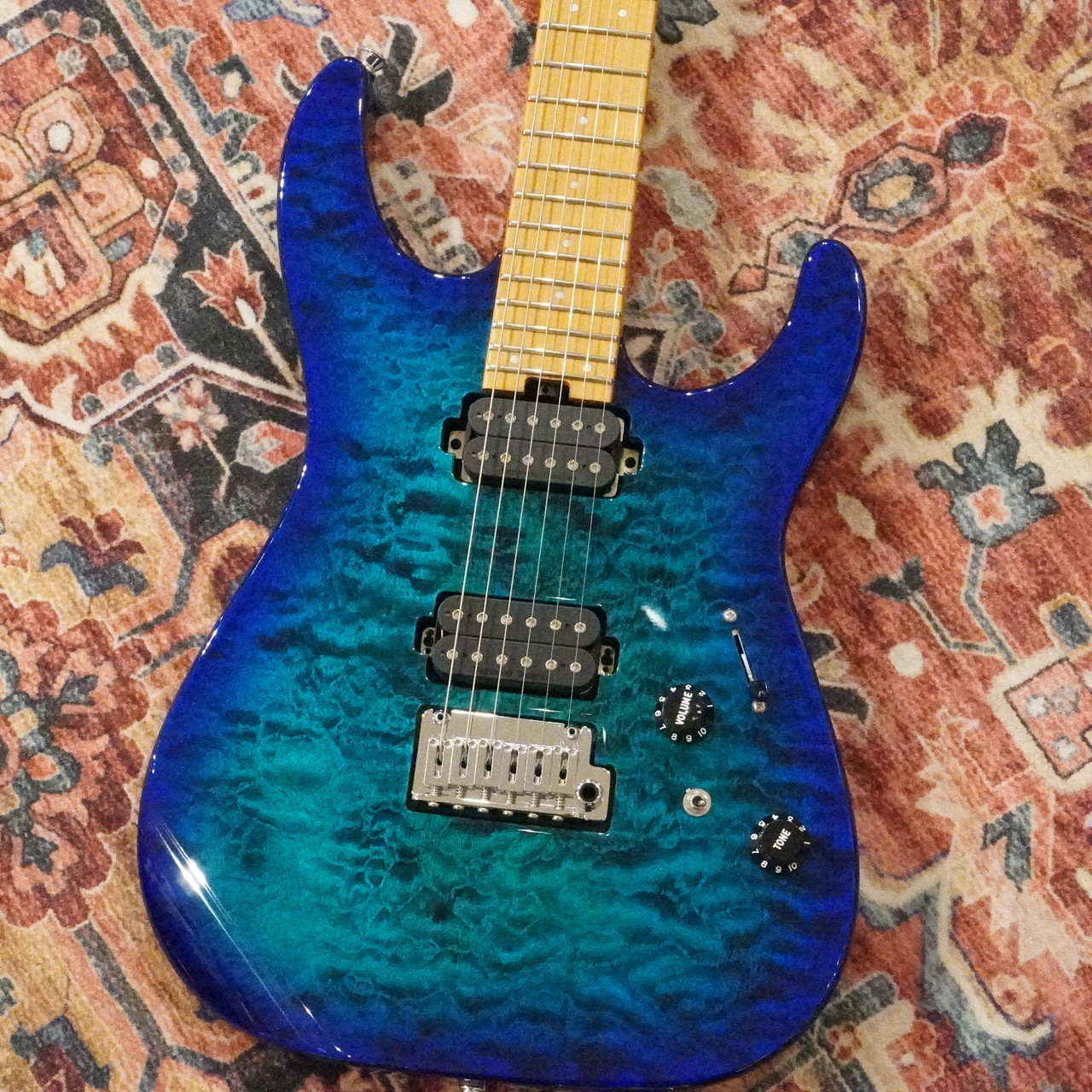 Charvel Pro-Mod DK24 HH 2PT CM QM Chlorine Burst【2025年製】【特価