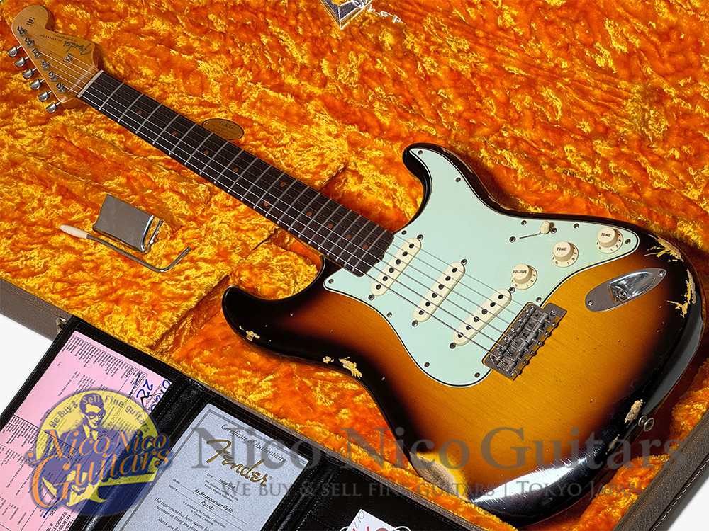 Fender Custom Shop 2018 1962 Stratocaster Relic (Faded 3Tone