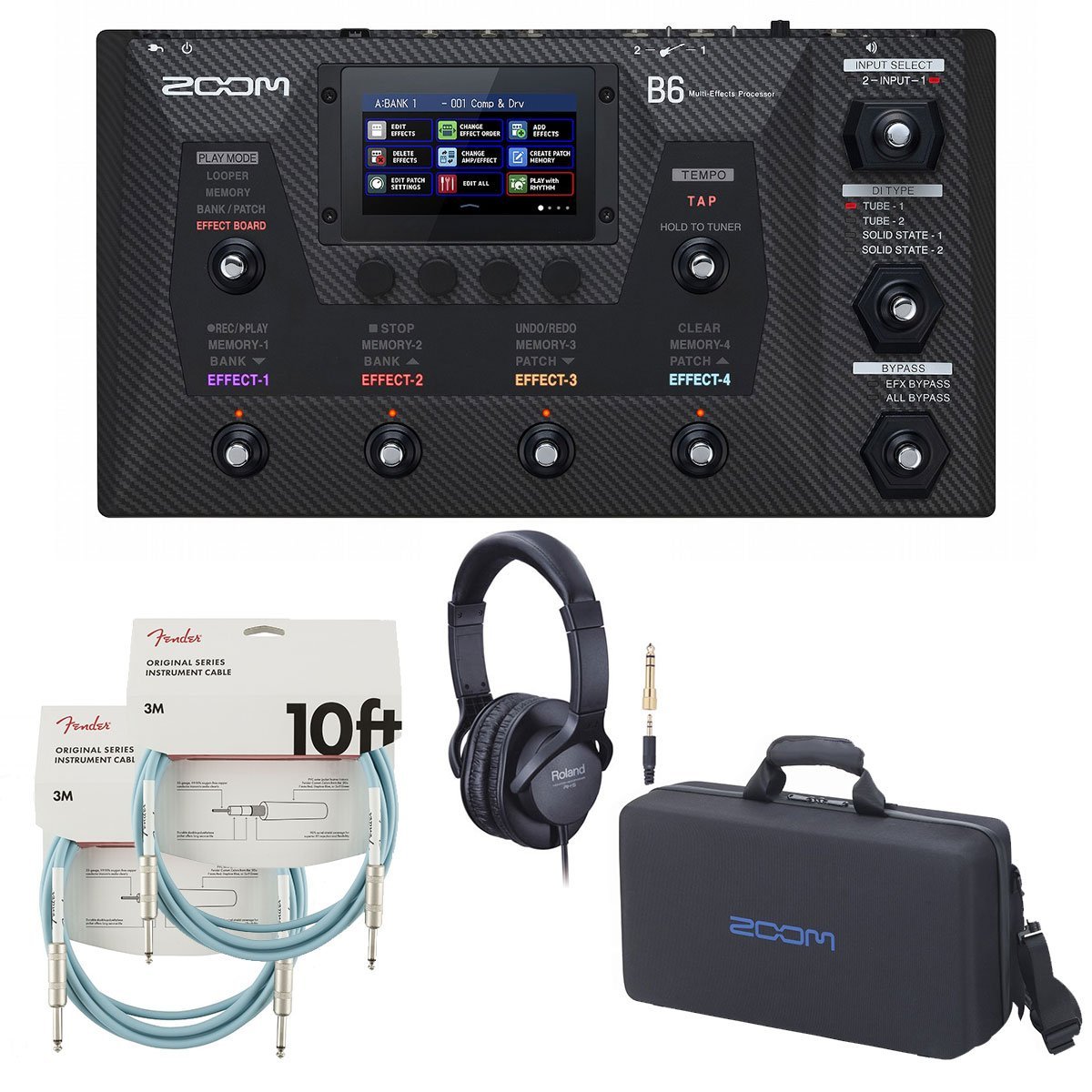 ZOOM B6 ベースエフェクター 専用ケース付き ZOOM B6 【専用ケース付き】 / ベース専門店 タイズストア
