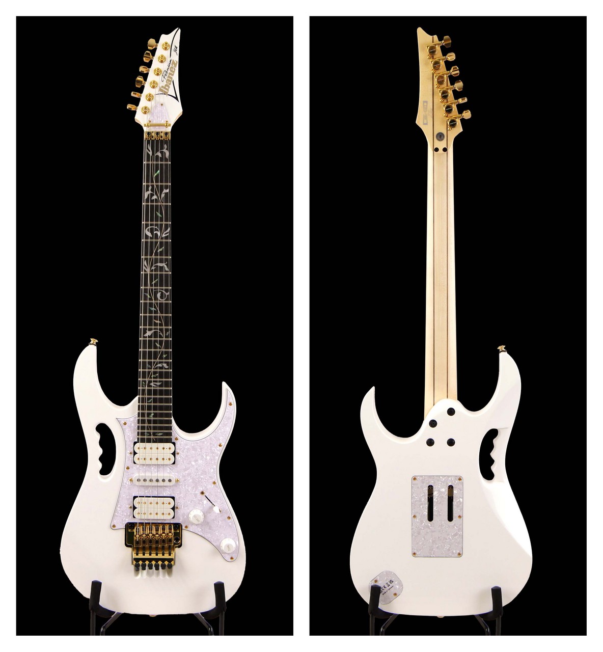 JEM77P Ibanez モデル スティーブ・ヴァイ JEM77P 【8/24迄限定値下げ】Ibanez BFP Model Signature Vai Steve Pattern Floral Blue ギター
