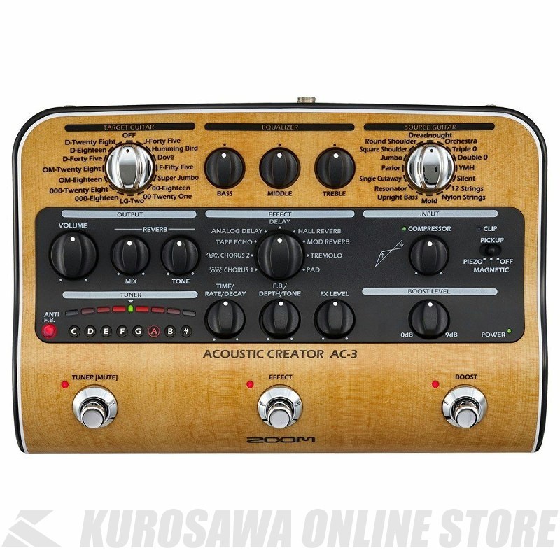 ★【美品】ZOOM　AC-3 マルチエフェクター ZOOM AC-3 【マルチエフェクター】（新品）【楽器検索デジマート】